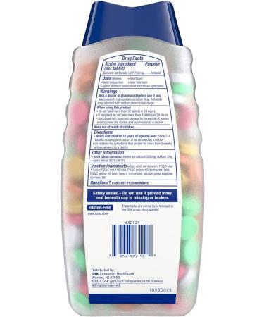 TUMS Extra Strength Antacid Tablets - Chewable Heartburn & Acid Indigestion Relief - 330 Count - Buy Online on GoSupps.com