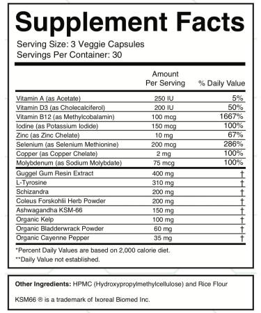 Dr. Colbert's Thyroid Zone: A, D3, B12 for Optimal Thyroid Hormone Production - Buy Online on GoSupps.com
