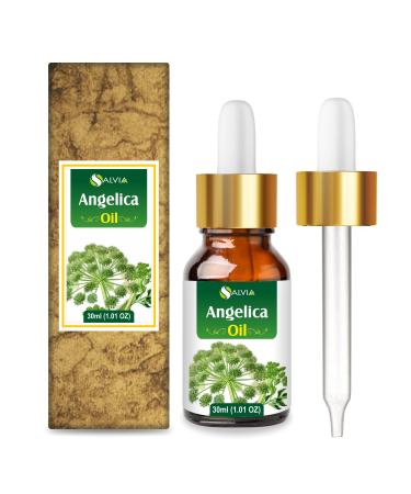 Salvia Angelica Oil (Angelica Officinalis) 100% Pure & Natural - Undiluted Uncut Premium Oil - Use for Aromatherapy - Therapeutic Grade (30ml (1.01 Ounce))