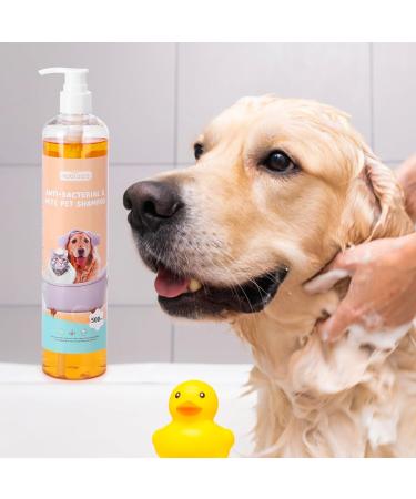 Nobleza Sensitive Skin Dog Shampoo for Smelly Dogs - Professional Hypoallergenic Pet Flea Shampoo with Milk and Oat Fragrance 500ml - Buy Online on GoSupps.com