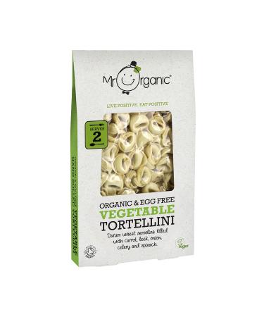 Mr Organic - Mr Organic Vegetable Tortellini 250g - Non GMO & Preservative Free - Vegan - for Easy Home Cooking