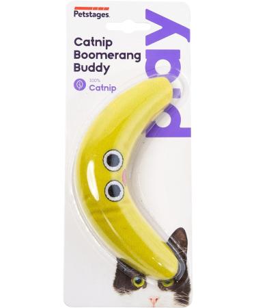 Petstages Green Magic Boomerang Buddy - Best Catnip Boomerang Toy for Cats | International Shipping Available - Buy Online on GoSupps.com