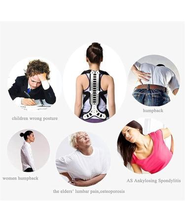 Adjustable Back Support for Posture Correction - Spinal Aid for Kyphosis & Thoracic Support | Pain Relief for Men & Women - Buy Online on GoSupps.com