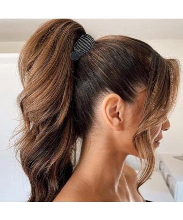 3-Pack Rhinestone Small Hair Claw Clips for High Ponytail - Gold, Silver, Black - Buy Online on GoSupps.com