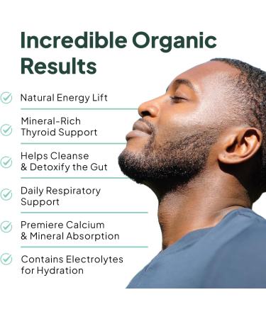 Organics Ocean Wild Sea Moss Capsules - 100% Organic Irish Sea Moss with Organic Chlorella Bladderwrack and Vitamin D for Energy Lung Health and Thyroid Support for Women and Men - 60 Capsules 60 Count (Pack of 1) - Buy Online on GoSupps.com