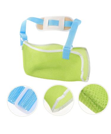 GLEAVI Pediatric Sling Brace - Adjustable Arm Strap for Broken Wrist Shoulder & Neck Support - Green - Buy Online on GoSupps.com