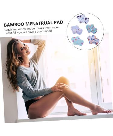 6Pcs Washable Aunt Towel Reusable Panty Liners - Menstrual Napkins for Women - Nursing Mat for Absorbency - Buy Online on GoSupps.com