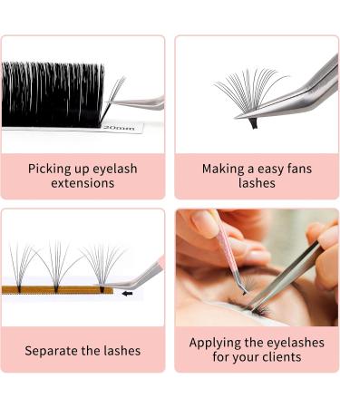 Wendy Lashes Tweezers - Precision Tools for Eyelash Extensions & Clusters | Best Eyelash Tweezers for Artificial Eyelashes - Buy Online on GoSupps.com