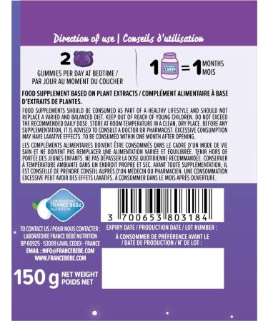 France Baby Sleep Gummies for Children from 4 Years - Buy Online on GoSupps.com