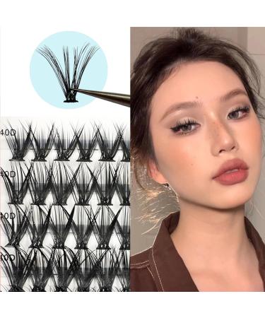 280PCS D Curl Eyelash Extension Kit - Natural Reusable Lash Clusters 9-15MM Mix for DIY at Home | 30D & 40D Options - Buy Online on GoSupps.com