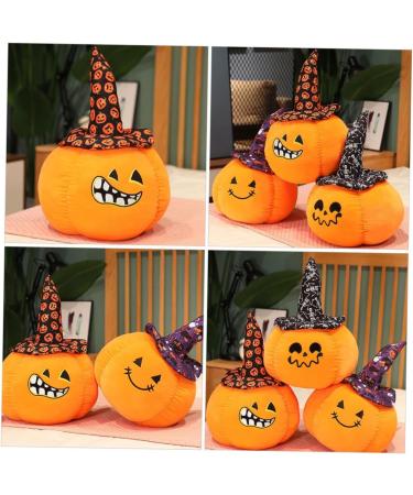 BESTonZON Pumpkin Pillow Pumpkin Throw Fluffy Pumpkin Cute Sofa Pumpkin Shaped Lovely Pumpkin Cute Plush Halloween Stuffed Pumpkin Decorations Elastic Fleece Child Cartoon As Shown 2 24X15X10CM - Buy Online on GoSupps.com