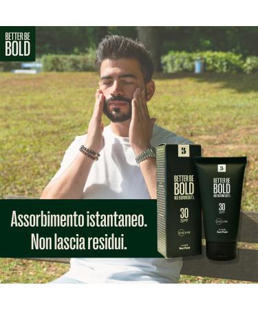 BETTER BE BOLD SPF 30 matting sun fluid for baldness and face. Sun protection with UVA and UVB filters. Waterproof absorbs quickly. Coral friendly and fragrance-free. Made in Germany - Buy Online on GoSupps.com