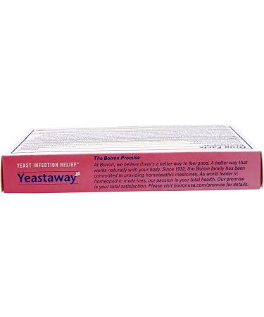 Boiron Yeastaway White - 7 Count | Natural Yeast Infection Relief - Buy Online on GoSupps.com