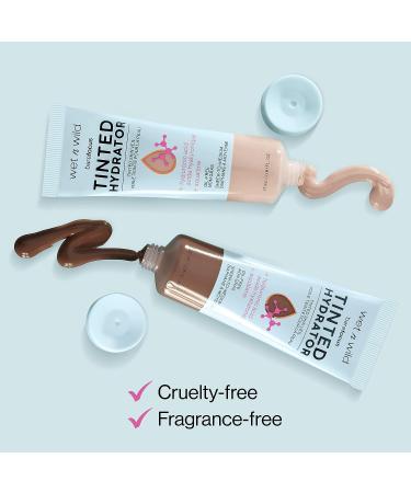 Wet n Wild Bare Focus Tinted Hydrator - Porcelain, Matte Finish, Oil-Free Makeup with Hyaluronic Acid for Moisturizing, Sheer to Medium Coverage - Buy Online on GoSupps.com