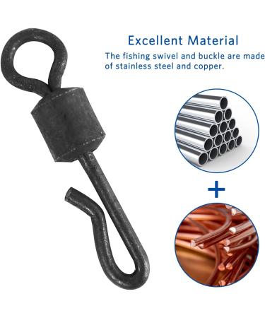 25 Fishing Vertebrae Clips - Q-Shaped Quick Change Plugs for Carp Fishing | International Shipping Available - Buy Online on GoSupps.com