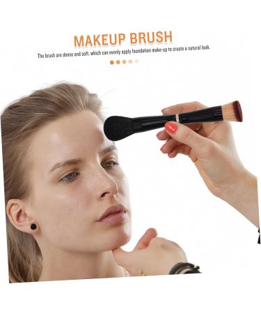HONMEET Makeup Brush Foundation Brush Powder Foundation Blush Brush Powder Applicator Cosmetic Powder Brush Foundation Powder Brush Women Makeup Tool Corrugated Silk Nylon Wool - Buy Online on GoSupps.com