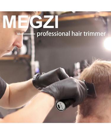 MEGZI Professional Hair Trimmer for Men Beard Trimmer for Men Rechargeable Zero gapped Cordless Razor Shavers T Liners for Beard Trimmer Men Clippers (Pirate Silver) - Buy Online on GoSupps.com