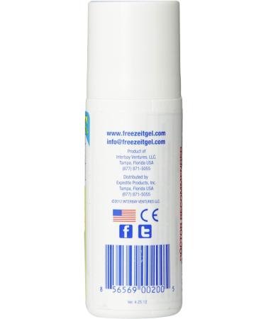 Freeze It Advanced Therapy Gel Roll-On 3 oz - Fast Relief for Pain and Inflammation - Buy Online on GoSupps.com