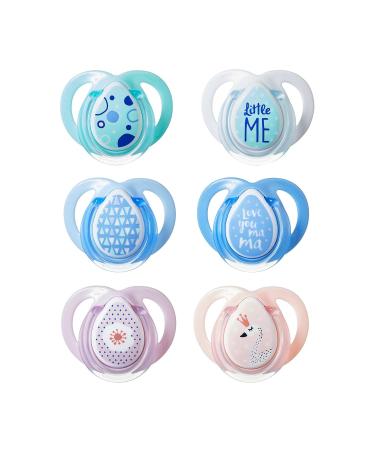 Tommee Tippee Moda Pacifiers - BPA-Free Silicone Binkies for 0-6m - 2-Count - Buy Online on GoSupps.com