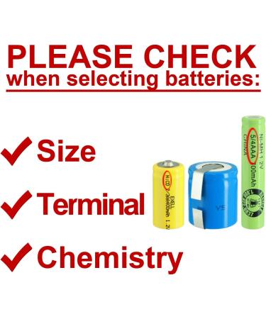 Exell 5/4AAA 1.2V 700mAh NiMH Rechargeable Battery w/Tabs - Ideal for Telecoms Smart Grids & RC Devices | International Shipping - Buy Online on GoSupps.com