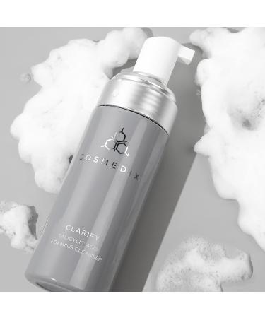 COSMEDIX Clarify Salicylic Acid Foaming Cleanser - Exfoliates Sensitive and Blemish-Prone Skin - Alcohol and Sulfate Free - Cruelty-Free - Gluten Free - Buy Online on GoSupps.com