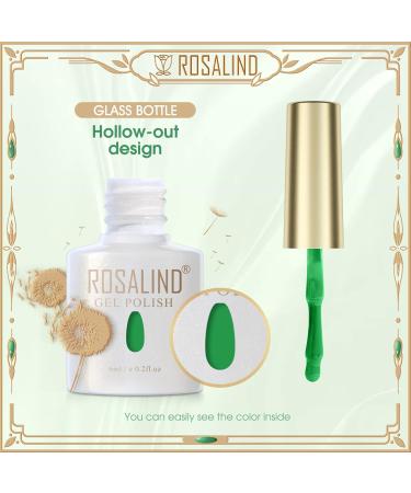 ROSALIND UV Nail Polish Set 10 Colours Shellac Nail Polish Gel Nail Polish Set Colour Gel for Gel Nails UV LED Soak Off Nail Gel Polish 6 ml Valentine's Day 02 - Buy Online on GoSupps.com