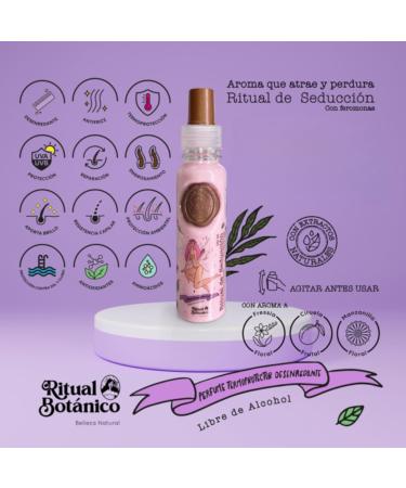 Perfume Termoprotector para Cabello Sin Alcohol Antifrizz Desenredante Proteccion solar Con Feromonas Aroma Seductor Frutal y Floral Todo Tipo de Cabello 120ml Pink - Buy Online on GoSupps.com