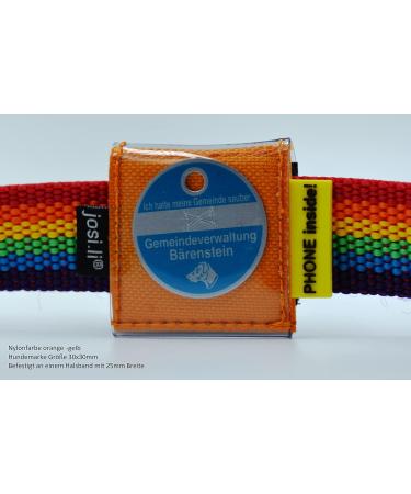 Josi.li Stylish Nappa Leather Dog Collar Pocket for Brands Up to 33x33mm | Eco-Friendly Options in Black & Colors - Fits 35mm Collars - Buy Online on GoSupps.com