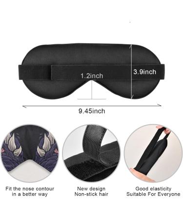 Haskirky Light Blocking Eye Mask | Breathable & Adjustable for Adults | Ideal for Travel, Yoga, Meditation | Deep Sleep Goodies Dragon Eyes - Buy Online on GoSupps.com