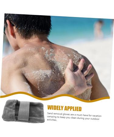 Moufles Anti-sable Gris Grosse Taille Nettoyeur de Sable Doux Multi-usages Outil de Nettoyage Plage Vacances Camping Accessoire Indispensable pour liminer Sable Mains - Buy Online on GoSupps.com