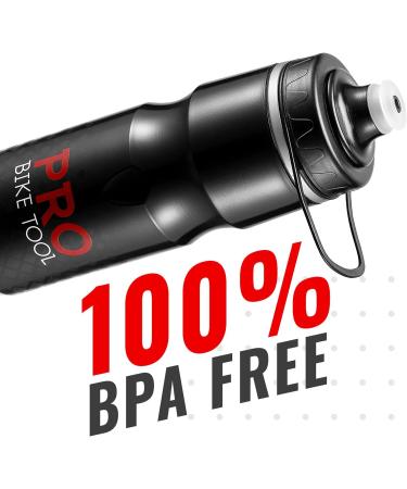 PRO BIKE TOOL Insulated Bike Water Bottle 24oz (680ml) - Easy Squeeze Sports Bottle - Buy Online on GoSupps.com