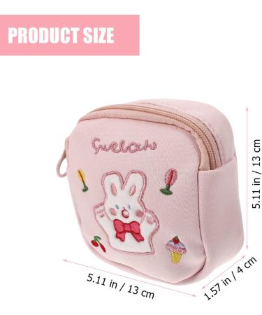 Lurrose 2-Pack Portable Sanitary Organizer Wallet for Kids | Multi-Functional Cotton Towel Storage | Ideal for Period Essentials - 13x13cm - Buy Online on GoSupps.com