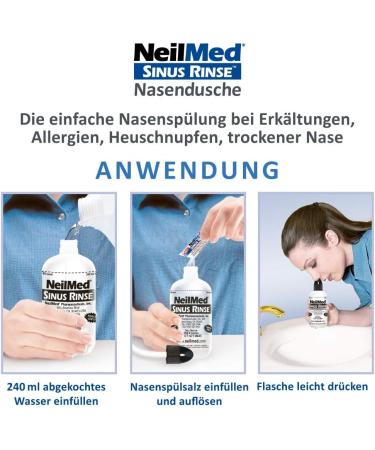 Buy NeilMed Nasal Douche for Colds & Allergies - 60 Salt Portions | Fast International Shipping - Buy Online on GoSupps.com