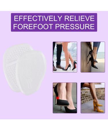 6 Pairs Forefoot Pads - Soft Self-Adhesive Ball of Foot Cushions for High Heels | Reusable Metatarsal Pads for Women - Buy Online on GoSupps.com