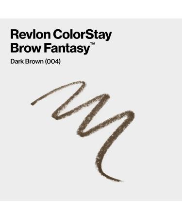 Revlon ColorStay Brow Fantasy 104 Dark Brown - All In One Eyebrow Powder Pencil & Shaping Gel | Smudge-Proof 16HR Long-Lasting Full Brows - Buy Online on GoSupps.com