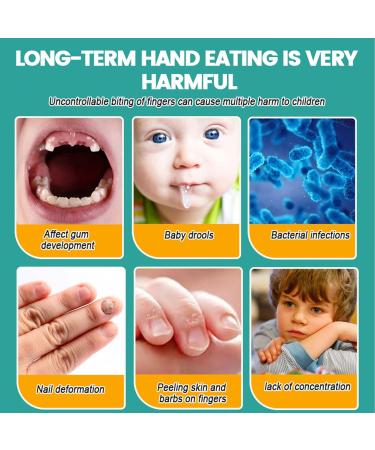 Nail Bite Prevention For Children 10ml Stop Nail Biting Strengthening Bitter Liquid Stop for Healthy Fingers - Buy Online on GoSupps.com