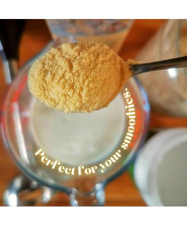  ZINGY ZOO Freeze-Dried Mango Fruit Powder | XL 300g Natural Dry Mango | Freeze-Dried Fruit Without Additives | - Buy Online on GoSupps.com