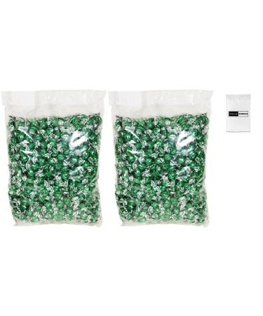 Candy Bulk: KRINOS - MENTHOL EUCALYPTUS - Hard Candy Bags - Hard Candy Bulk Candies - Bonbon - Individually Wrapped Candy - Candy Bags - Bulk Candy - Custom Value Bundle Branded Pack of 2 (MENTHOL EUCALYPTUS)