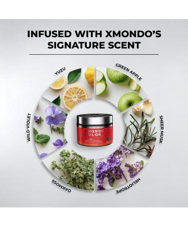 XMONDO Color Fire Red Hair Dye & Mask | Vegan Formula with Bond Boosters & Hyaluronic Acid for Nourishment | 8 Fl Oz | International Shipping Available - Buy Online on GoSupps.com
