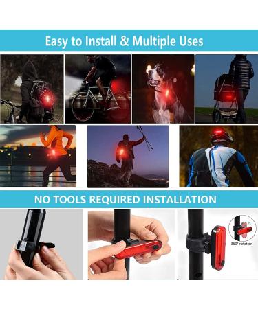 AaiLucky Bicycle Saddle Bag with LED Tail Light, Repair Kit, Pump, Multitool, Tyre Lever | Large Waterproof Bag for Road, MTB, BMX Bikes - Buy Online on GoSupps.com