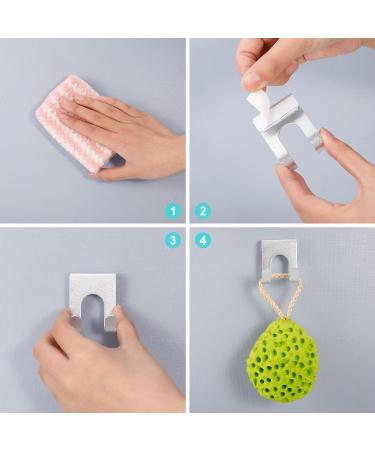 Ruggito 4-Piece Stainless Steel Razor Holder Hooks - Self-Adhesive Waterproof Multi-Purpose Bathroom & Kitchen Organizer - No Drilling Required - Buy Online on GoSupps.com