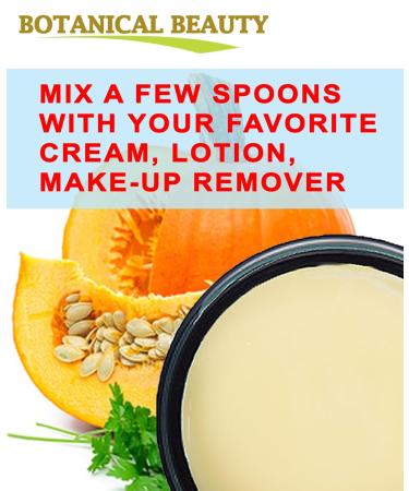 Buy Botanical Beauty Pumpkin Seed Oil Butter | Virgin Unrefined Raw for Face Skin Hair & Nails - 4 Fl. oz (120 ml) - International Shipping Available - Buy Online on GoSupps.com