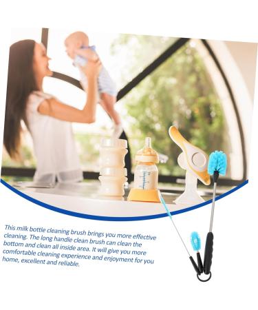 AMOSFUN 9-Set Cleaning Brush Kit for Water Bottles & Straws - Multi-Purpose Stainless Steel & Glass Detergent Cleaner - Buy Online on GoSupps.com