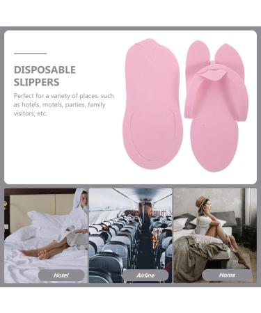 Beavorty 12 Pairs Eva Foam Disposable Pedicure Slippers - White Foldable Travel Sandals for Women, Perfect for Pedicure and Manicure Supplies - Buy Online on GoSupps.com