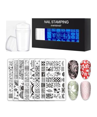 Kasituny Nail Creativity Molding Plate - DIY Steel Nail Stamping Dish Utensil for Unique Nail Art Design - Buy Online on GoSupps.com