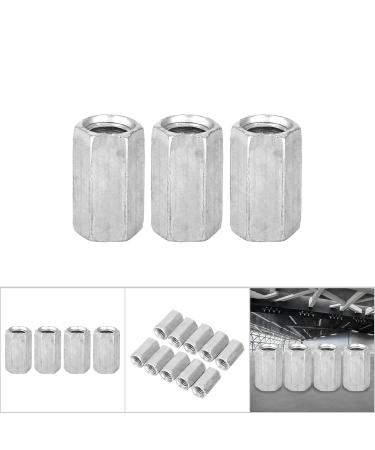 Long Rod Nuts Nuts Carbon Steel Nuts Threaded Nuts Screw Nuts Construction Nuts High Strength Nuts 10pcs M8 Long Rod Nut Hex Sleeve Nut Standoff Threaded Fasteners(Grey4) nuts long rod nut - Buy Online on GoSupps.com