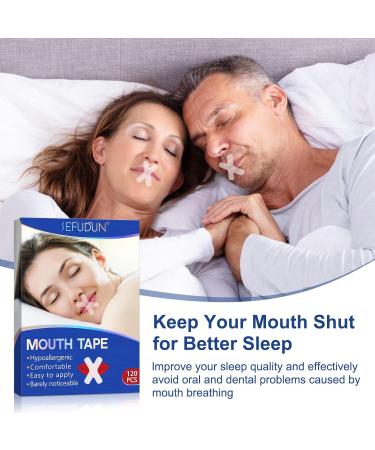 240PCS Mouth Tape for Sleeping - Advanced Sleep Strips for Better Nose Breathing | Instant Snoring Relief and Improved Night Sleep - Buy Online on GoSupps.com