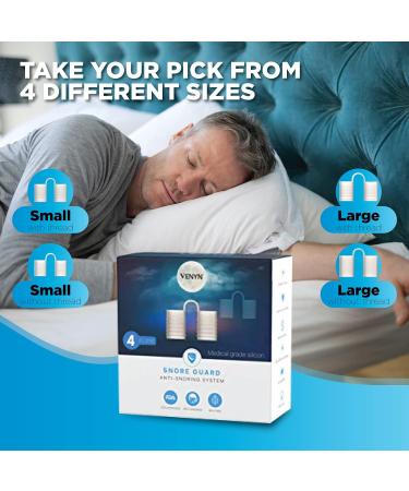 Set of 4 Anti-Snoring Nose Vents - Ease Breathing Reusable No Side Effects - Travel Case Included | International Shipping - Buy Online on GoSupps.com