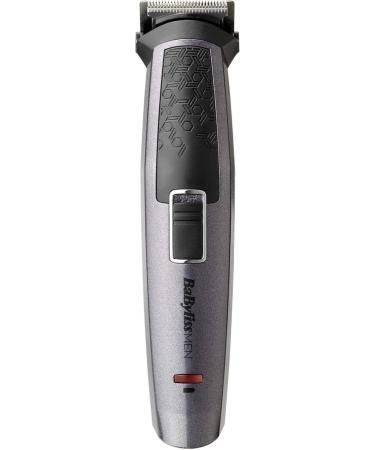 Babyliss Men 10-in-1 Carbon Titanium Multi-Grooming Trimmer Kit - Washable Body Beard & Nasal Hair Groomer - Black Gray MT727E - Buy Online on GoSupps.com