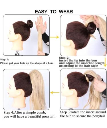 32inch Synthetic Ponytail Hair Extensions Long Layered Wave Curly Ponytail Flexible Wrap Around Fake Tail Hair Extensions Natural Curly Hairpiece (Color : P4-27) - Buy Online on GoSupps.com